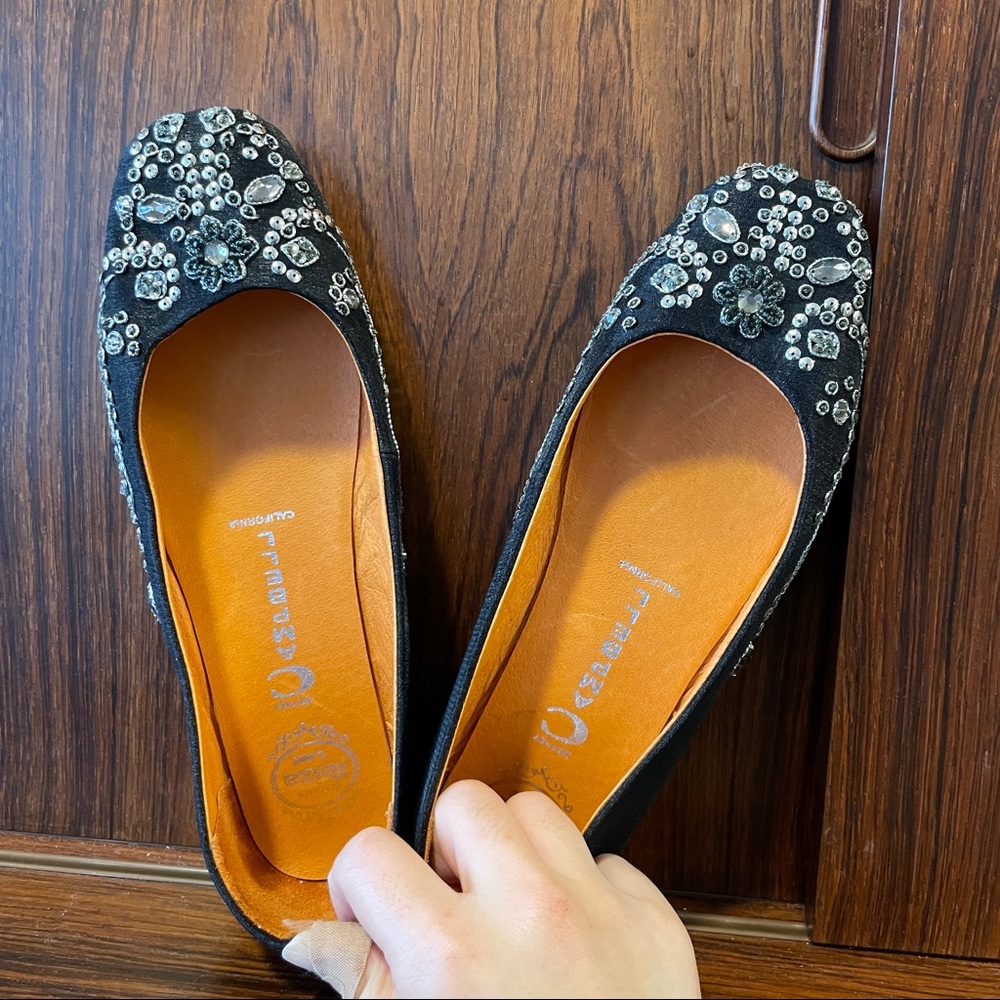 Jeffrey Campbell embroidered flat shoes